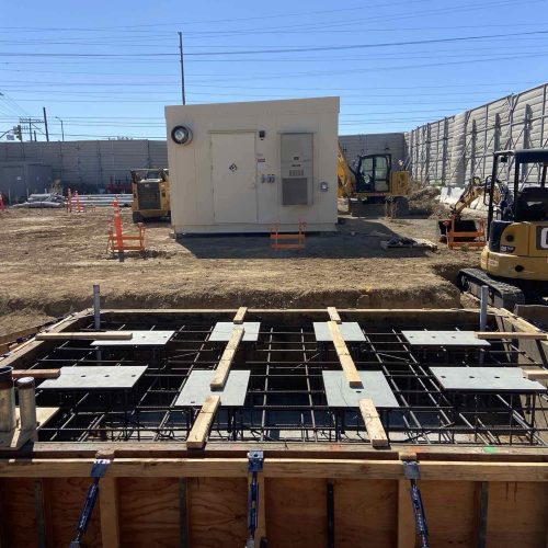 Substation Build - Foundation Installation