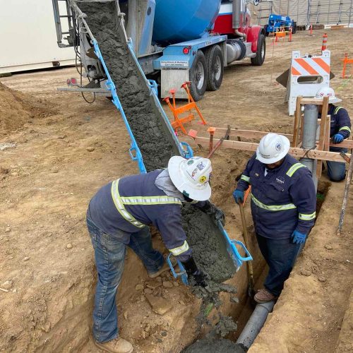 Substation Build - Concrete Pour