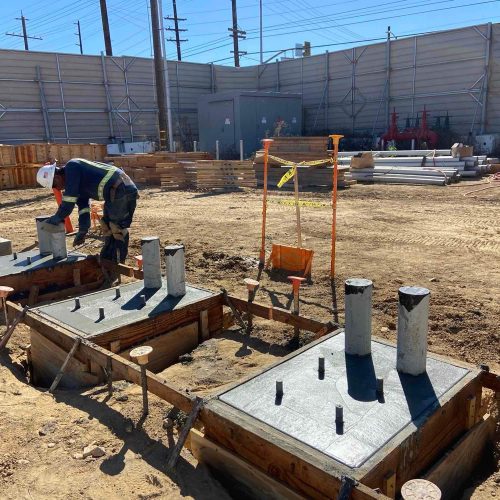 Substation Build - Foundations with Conduit