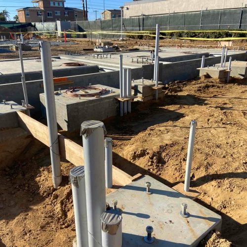 Substation Build - Foundations with Conduit