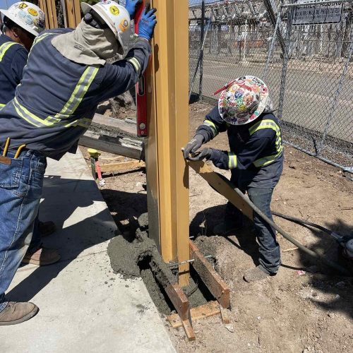 Substation Wall Posts